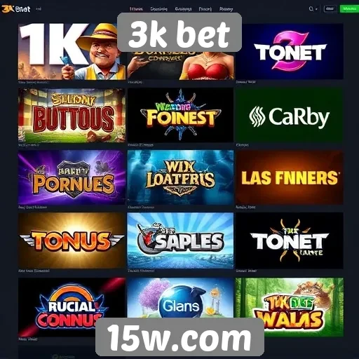 Novos jogos disponíveis na plataforma 3k bet
